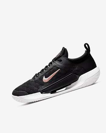 Nike Court Zoom NXT Negros Blancos Metal Rojos Marrom | MX 5006